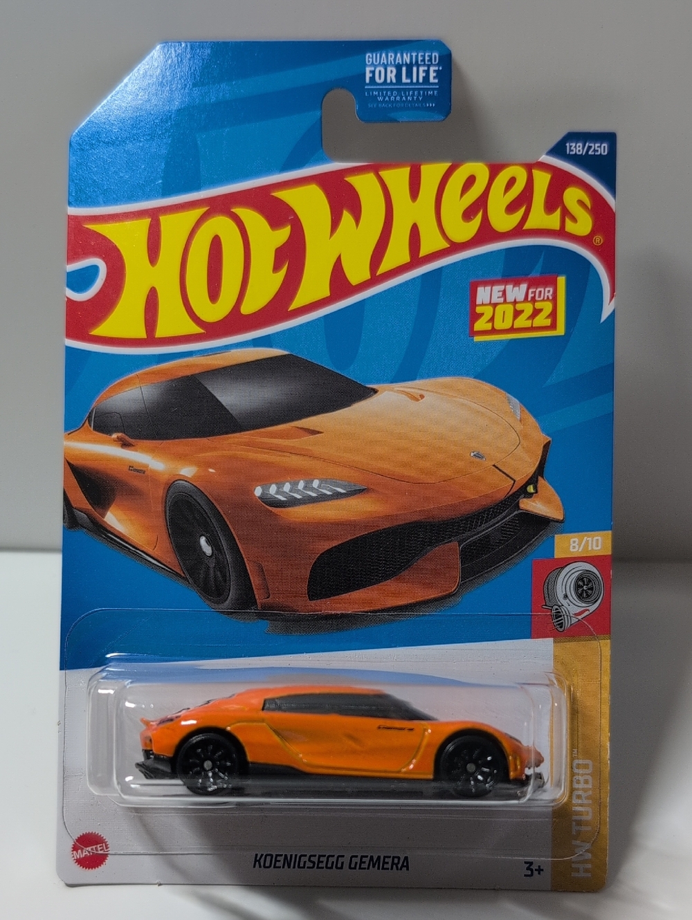 Hot Wheels Koenigsegg Gemera HW Turbo Orange Mattel NEW Ships Secure In Box
